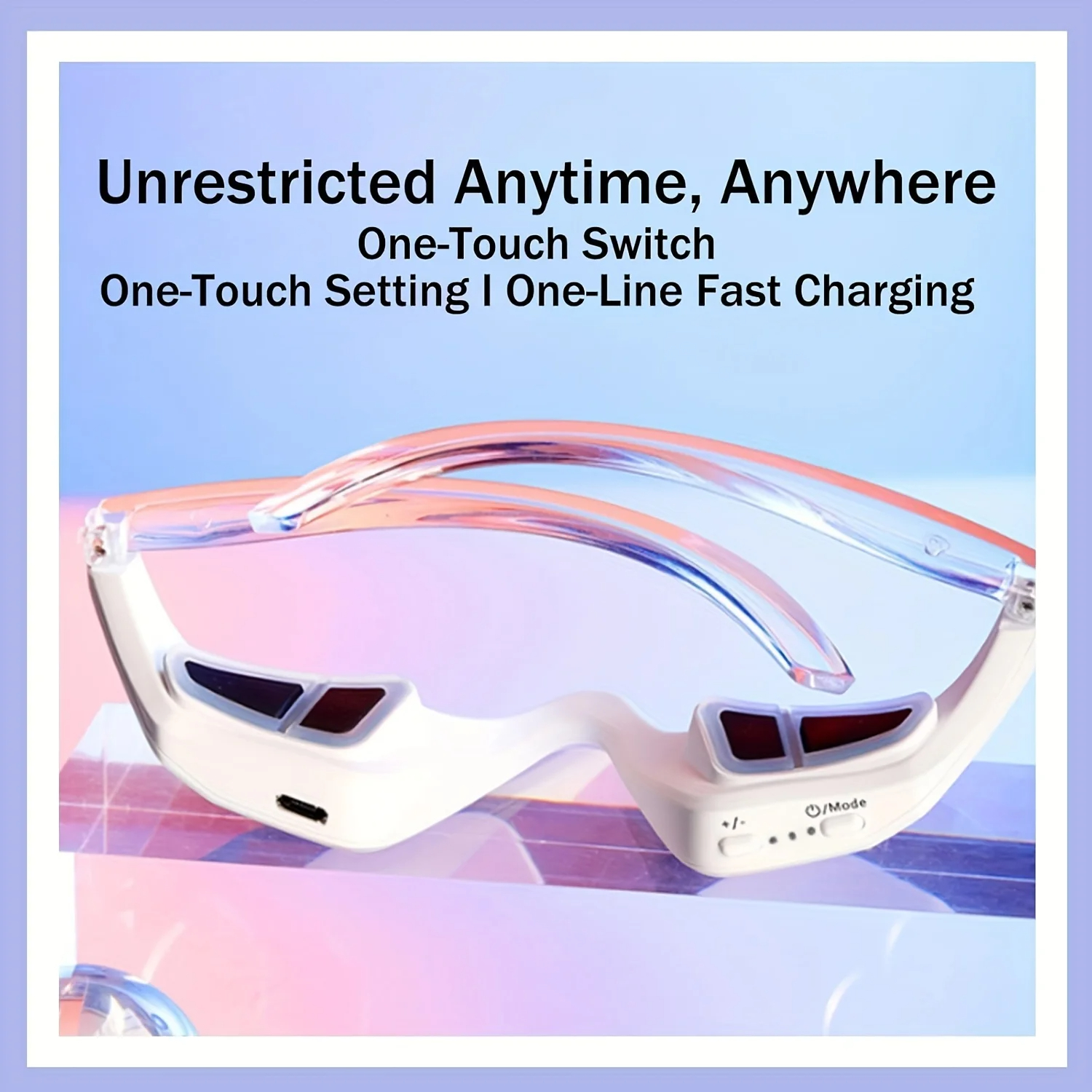 3D EMS Eye Massager: Dark Circles, Wrinkles & Fatigue Relief - Image 4