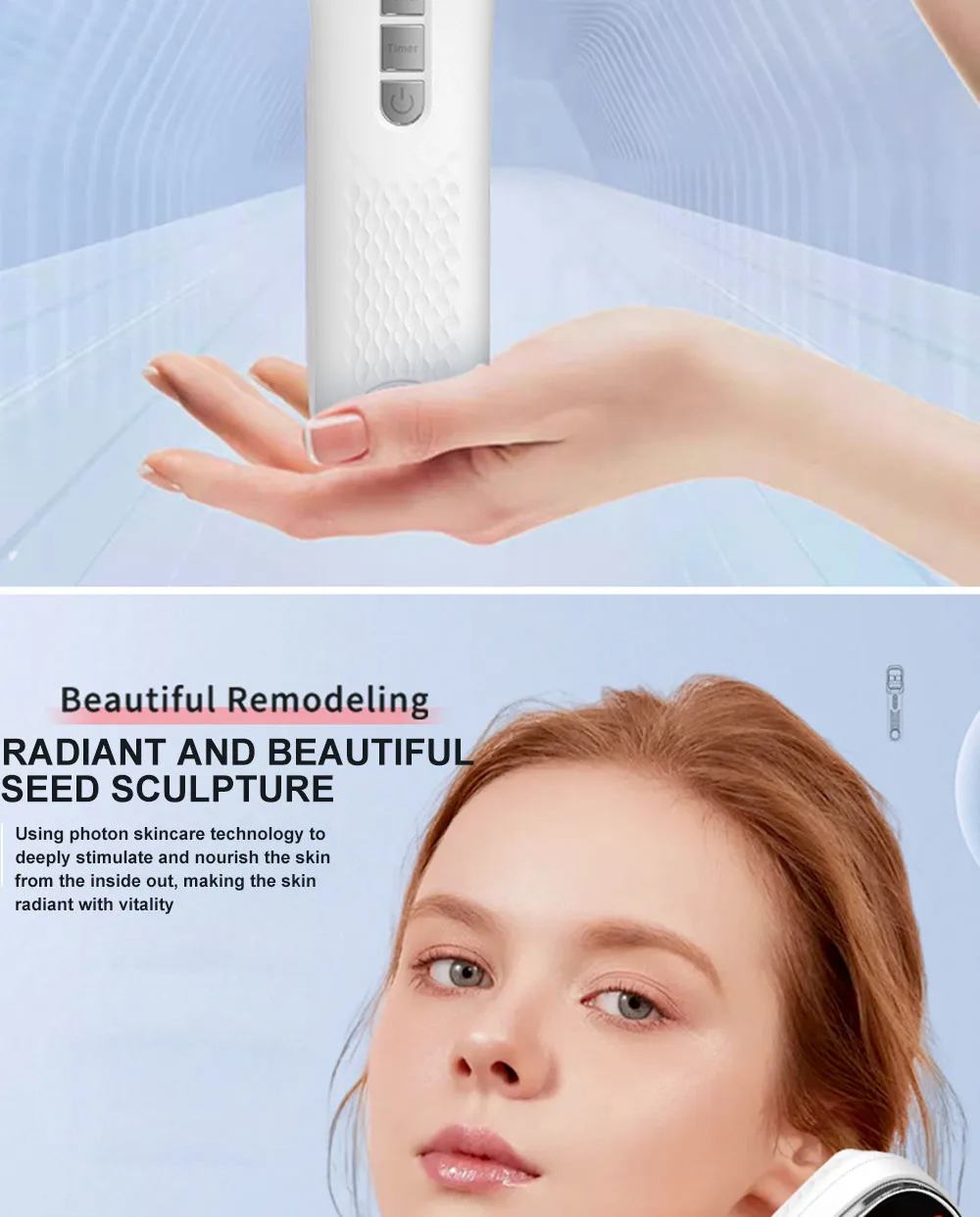 Handheld Red Infrared Device Skin Rejuvenation Muscle Joint Fatigue Relief - Image 10