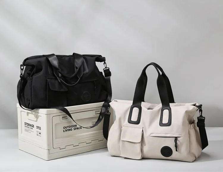 Women Large Capacity Short Trip Bag Lightweight Luggage Gym Storage Bag - Image 7