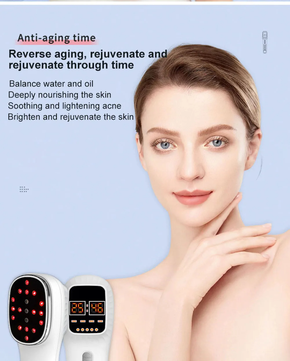 Handheld Red Infrared Device Skin Rejuvenation Muscle Joint Fatigue Relief - Image 11