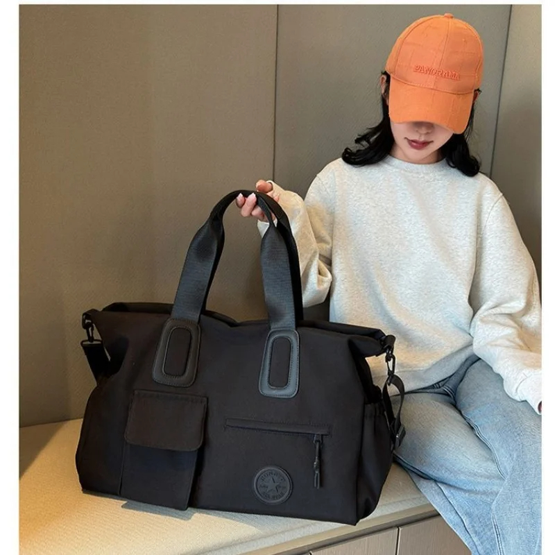 Women Large Capacity Short Trip Bag Lightweight Luggage Gym Storage Bag - Image 11