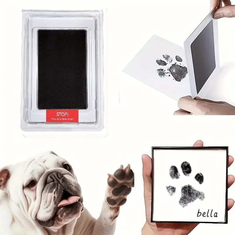Pet Paw Print Ink Pad Dog Cat Keepsake DIY Inkless Paw Impression Making - Image 2