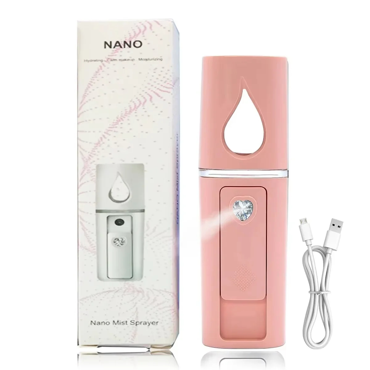 Facial Steamer Nano Humidifier Sprayer for Hydrating Anti aging