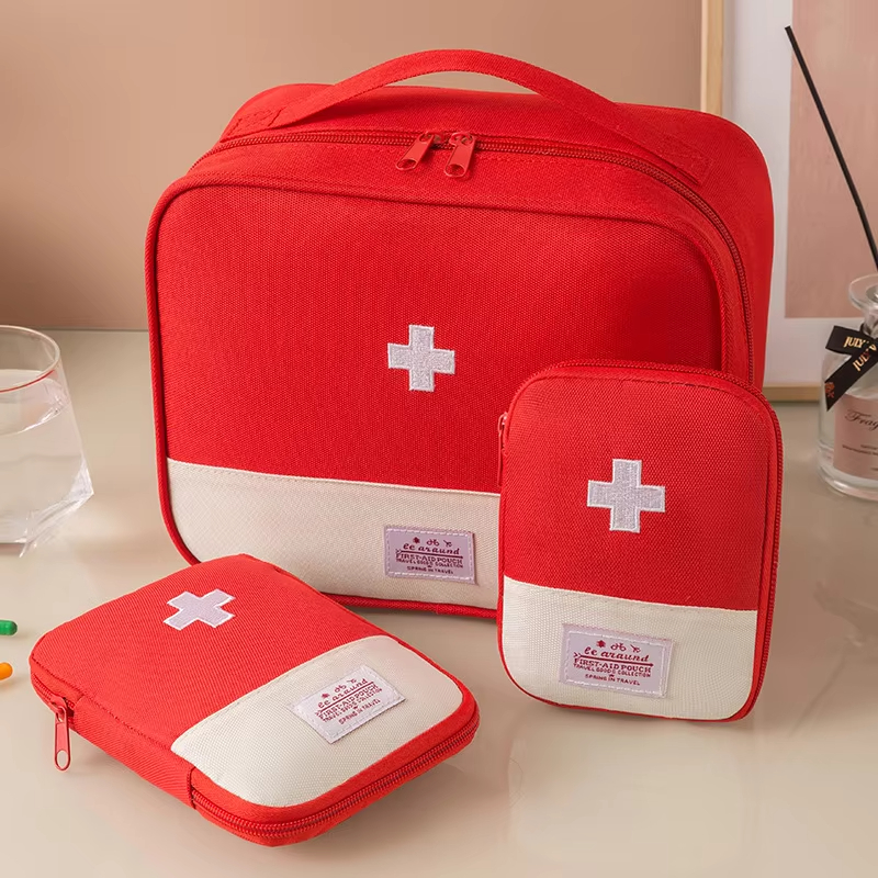 Portable Emergency First Aid Kit Medical Storage Bag For Home Outdoor