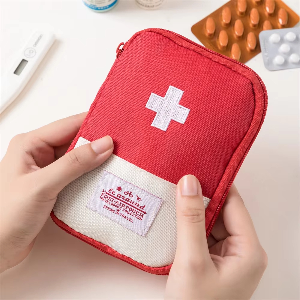 Portable Emergency First Aid Kit Medical Storage Bag For Home Outdoor - Image 3