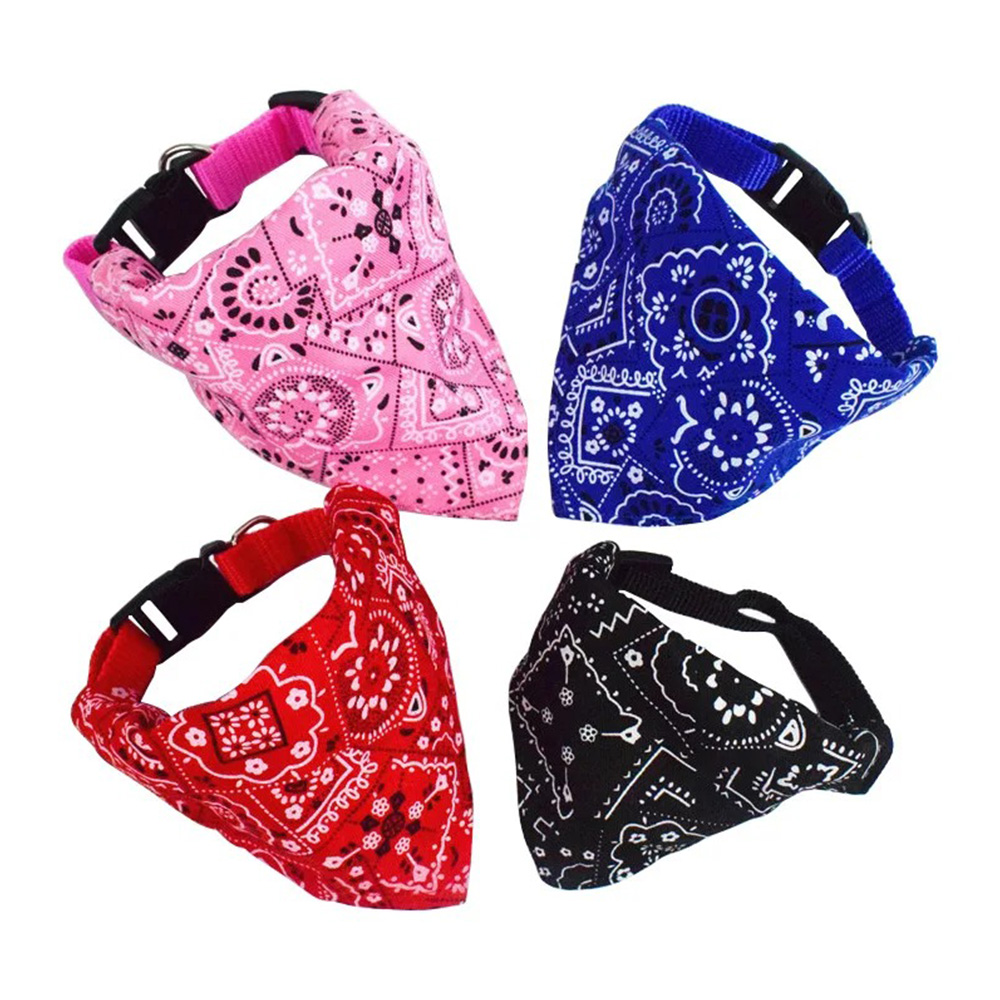 Adjustable Pet Collar Bandana, Cat Dog Triangular Saliva Scarf Neck - Image 3