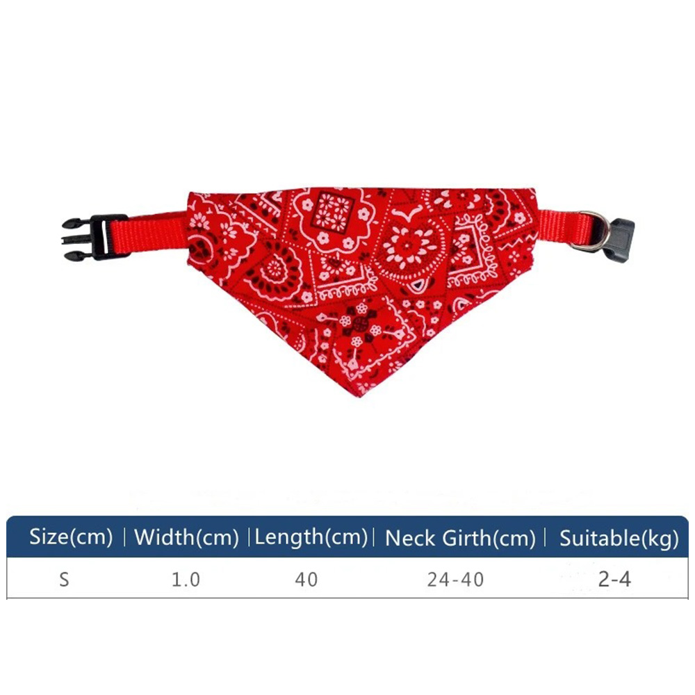 Adjustable Pet Collar Bandana, Cat Dog Triangular Saliva Scarf Neck - Image 2