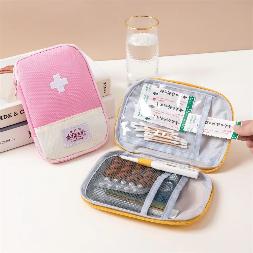 Portable Emergency First Aid Kit Medical Storage Bag For Home Outdoor - Image 4