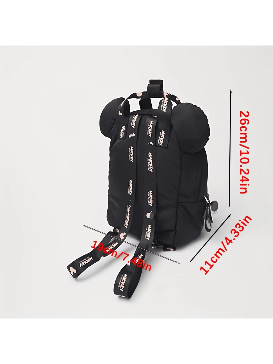 Disney Mickey Kids Backpack, Kindergarten Luxury School Bag - Image 3