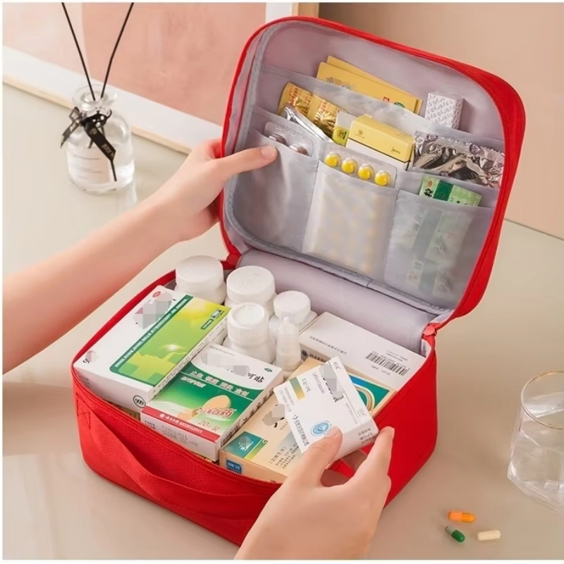 Portable Emergency First Aid Kit Medical Storage Bag For Home Outdoor - Image 5