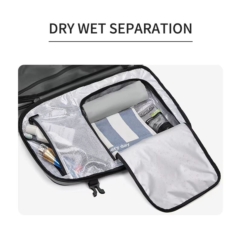Men Vacuum Compression Travel Backpack Laptop Business Large Capacity Bag - Image 4