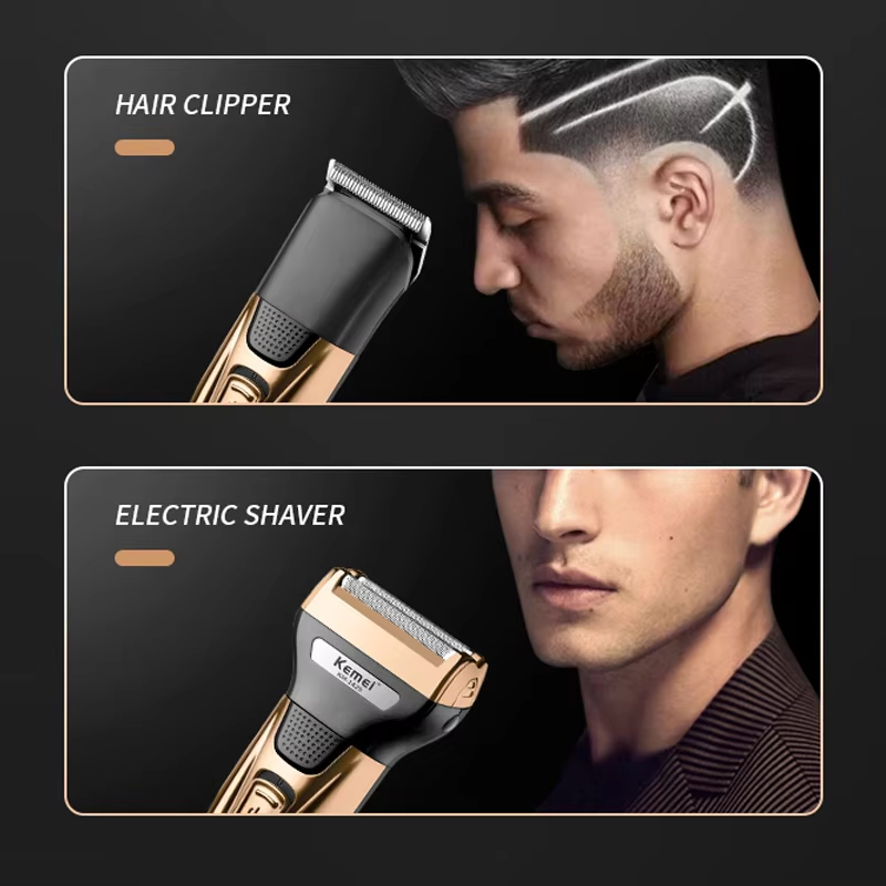 Electric Shaver Beard Hair Trimmer, Nose Ear/Body Face Shaver - Image 5