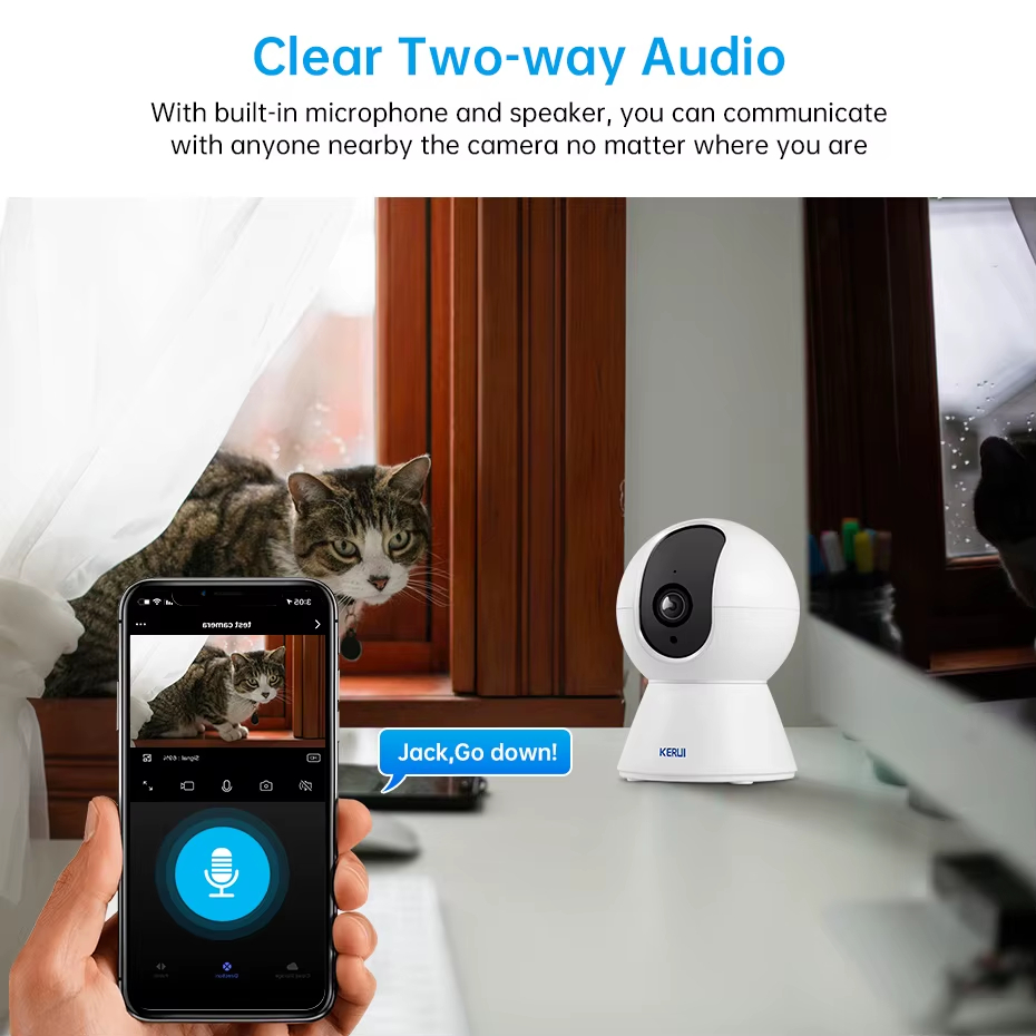 Tuya Smart Pet Camera HD Night Vision AI Security Surveillance Cam - Image 5