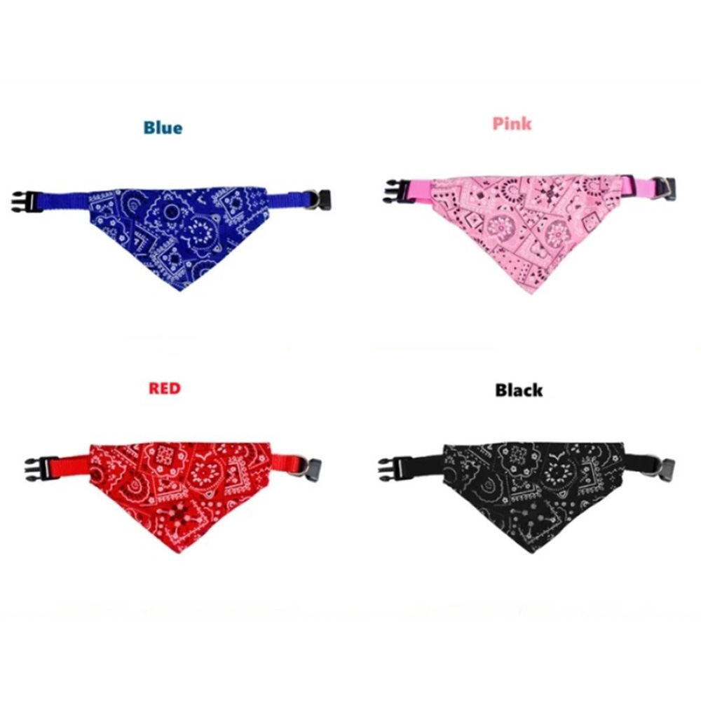 Adjustable Pet Collar Bandana, Cat Dog Triangular Saliva Scarf Neck - Image 5