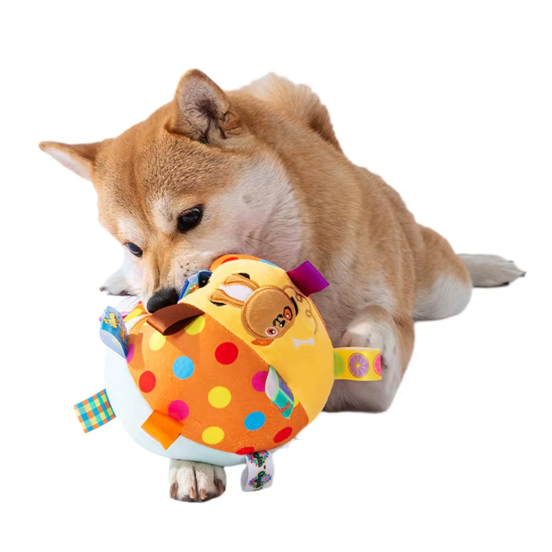 Interactive Dog Ball Toy Bite Resistant Chew Training Toy With Bells - Image 5