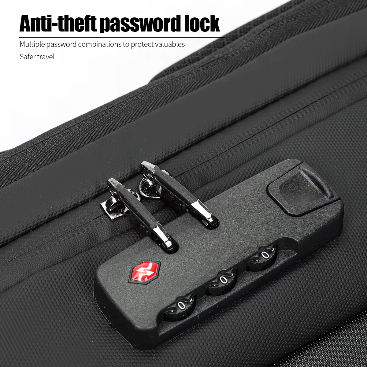 Men Business Travel Backpack Large Capacity Hard Shell E-Sports Bag - Image 6