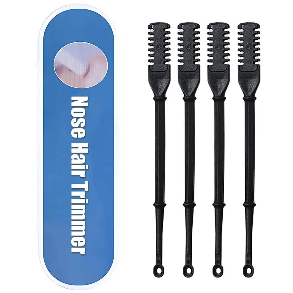 Dual Head Nose Hair Trimmer Manual Set AntiCut Shaver Kit for Men Women - Image 6