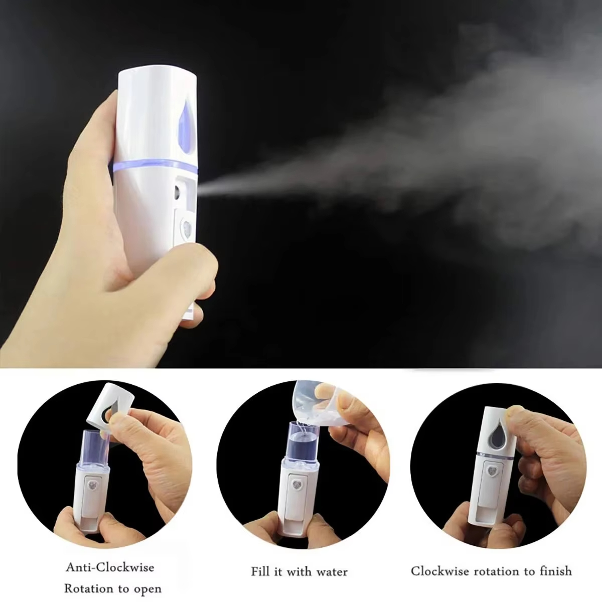 Facial Steamer Nano Humidifier Sprayer for Hydrating Anti aging - Image 6