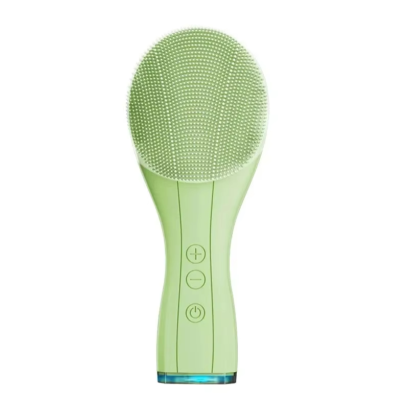 Electric Facial Cleansing Brush Sonic Pore Cleaner Silicone Waterproof - Image 16