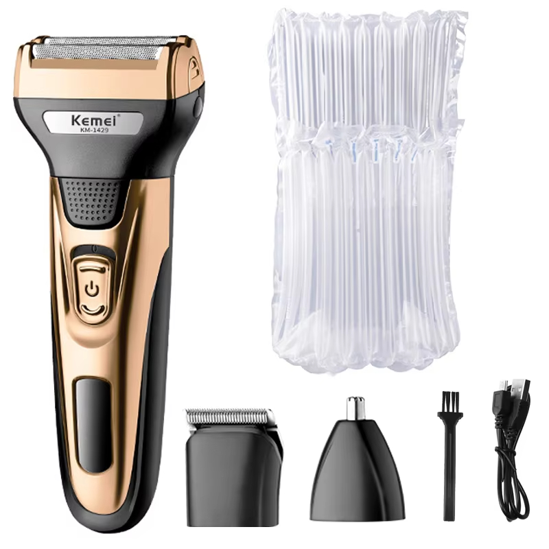 Electric Shaver Beard Hair Trimmer, Nose Ear/Body Face Shaver - Image 2