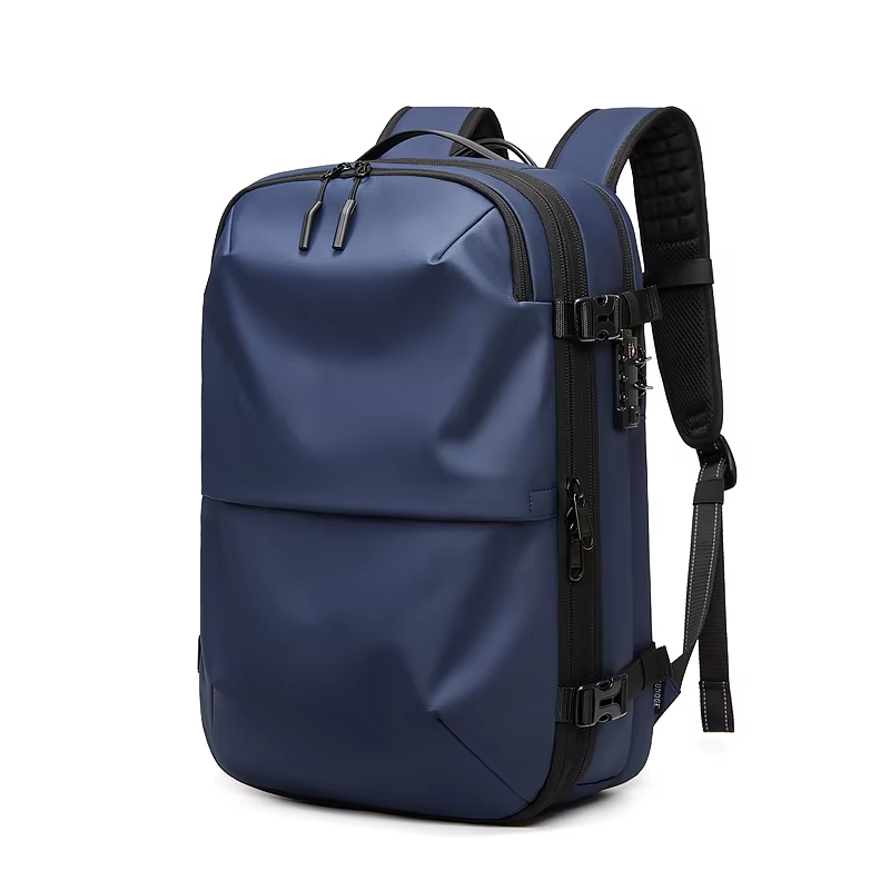 Men Vacuum Compression Travel Backpack Laptop Business Large Capacity Bag - Image 8