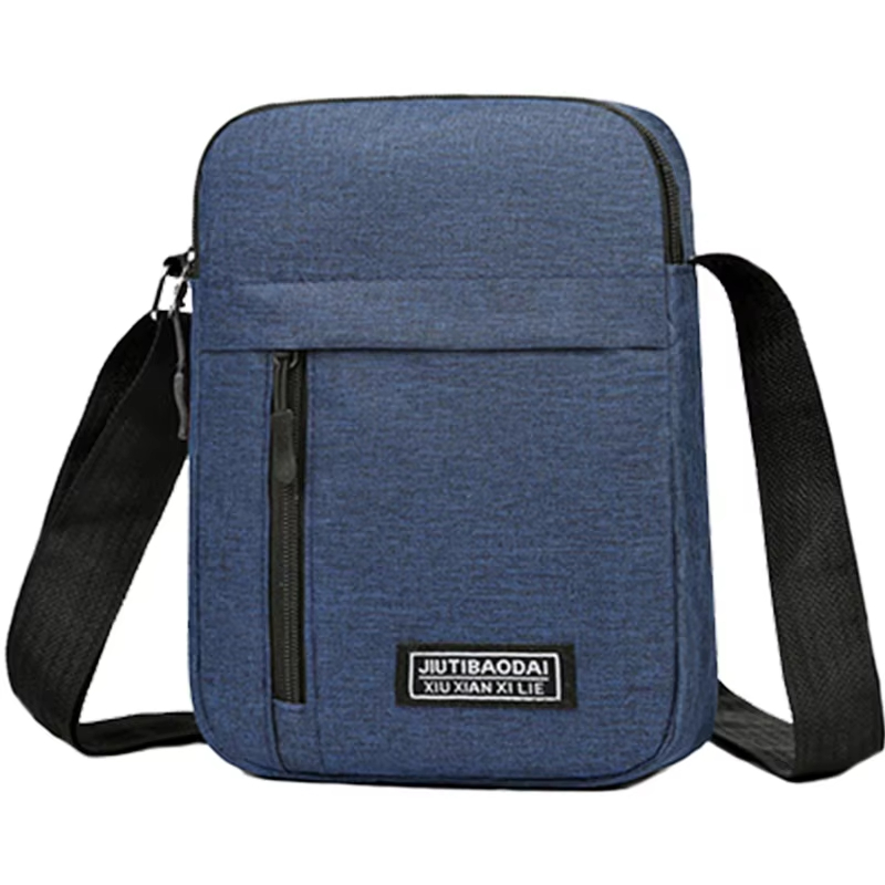 Men's Nylon Shoulder Crossbody Bag Casual Daily School Bag - Image 8