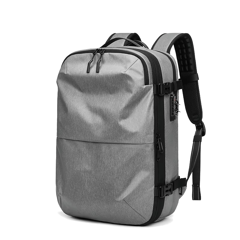 Men Vacuum Compression Travel Backpack Laptop Business Large Capacity Bag - Image 9