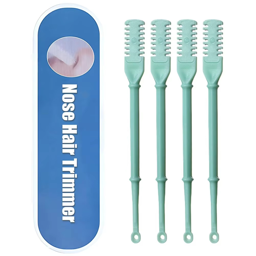 Dual Head Nose Hair Trimmer Manual Set AntiCut Shaver Kit for Men Women - Image 3