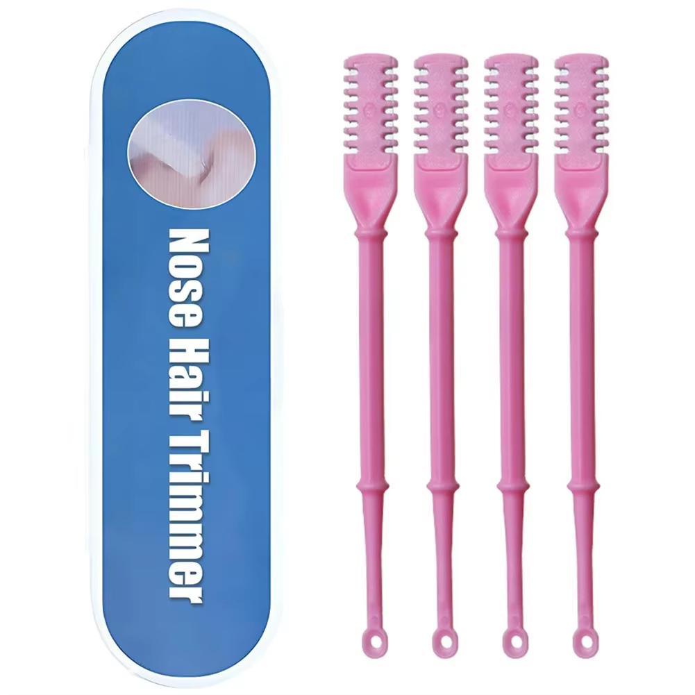 Dual Head Nose Hair Trimmer Manual Set AntiCut Shaver Kit for Men Women - Image 2