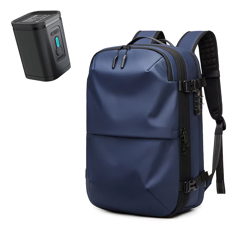 Men Vacuum Compression Travel Backpack Laptop Business Large Capacity Bag - Image 13