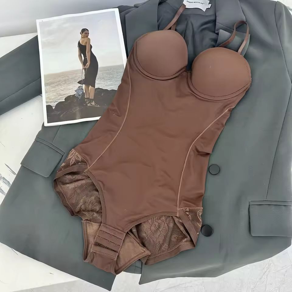 Best Selling Lace Bodysuit With Bra Support - Image 7