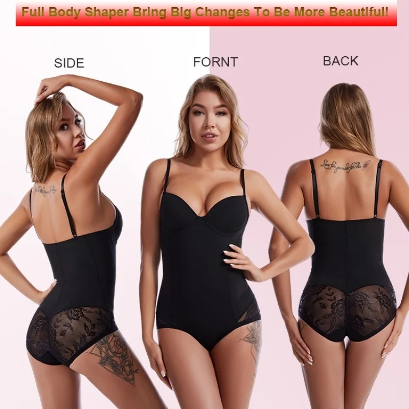 Best Selling Lace Bodysuit With Bra Support - Image 6