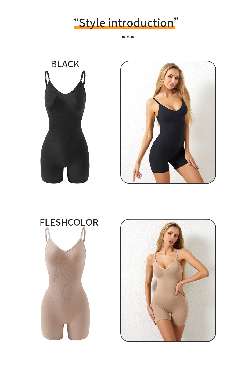 Women Strappy One-Piece Shapewear Tummy Butt Lift Support - Image 7
