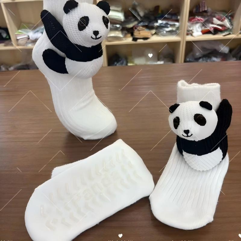 Plush 3D Sloth Crochet Warm Floor Socks Unisex Men Women - Image 3