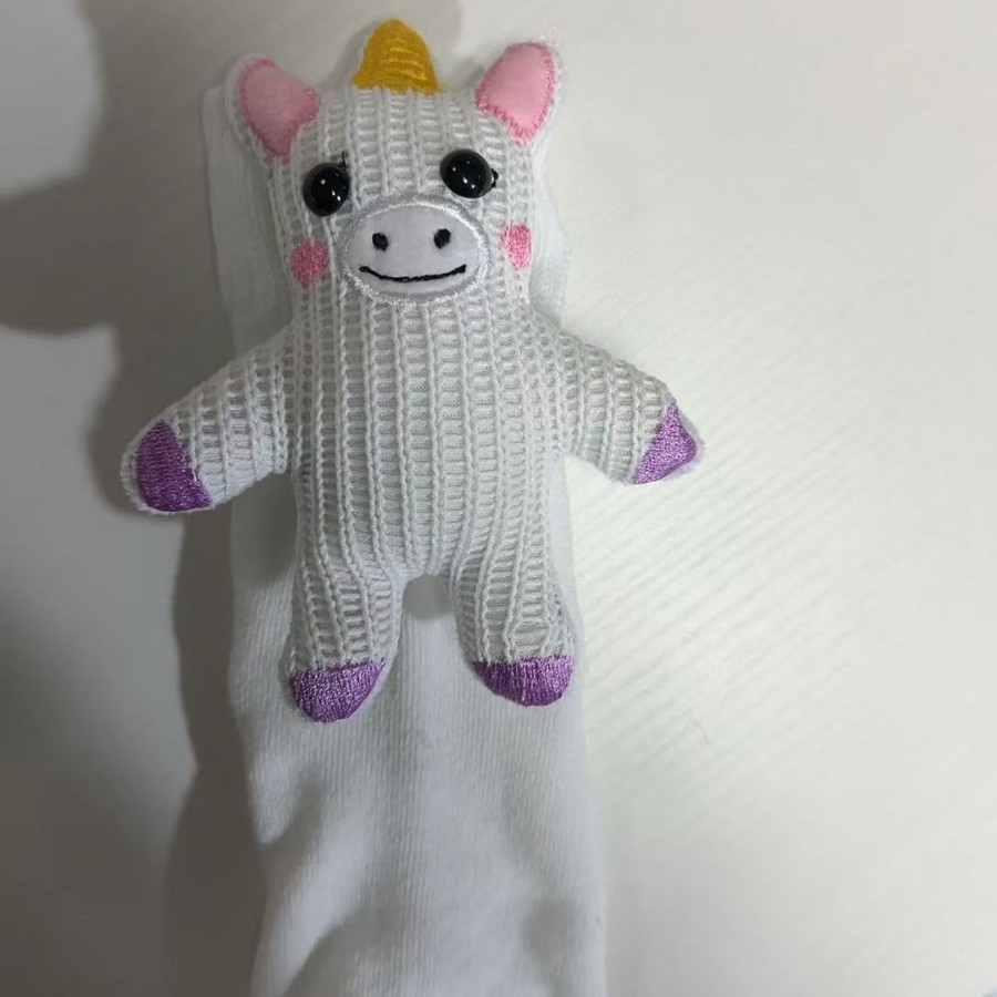 Plush Crocheted Animal Socks — Cute Animal Socks - Image 6