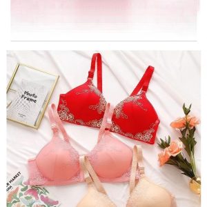 Women's Thin Front-Open Bra Push-Up Side Support Wire-Free For Moms