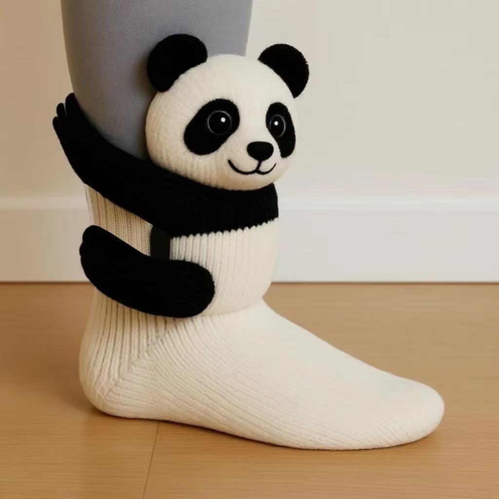 Plush Crocheted Animal Socks — Cute Animal Socks - Image 7