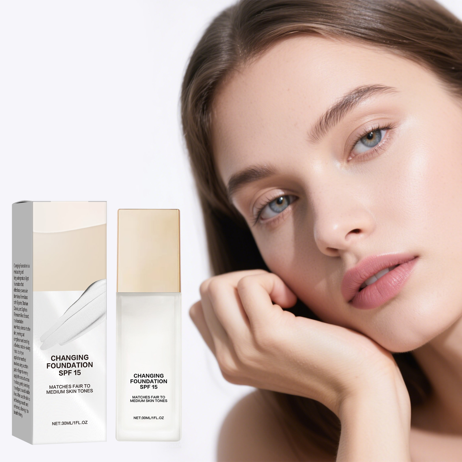 Lightweight Hydrating Foundation OilControl LongLasting Natural Finish