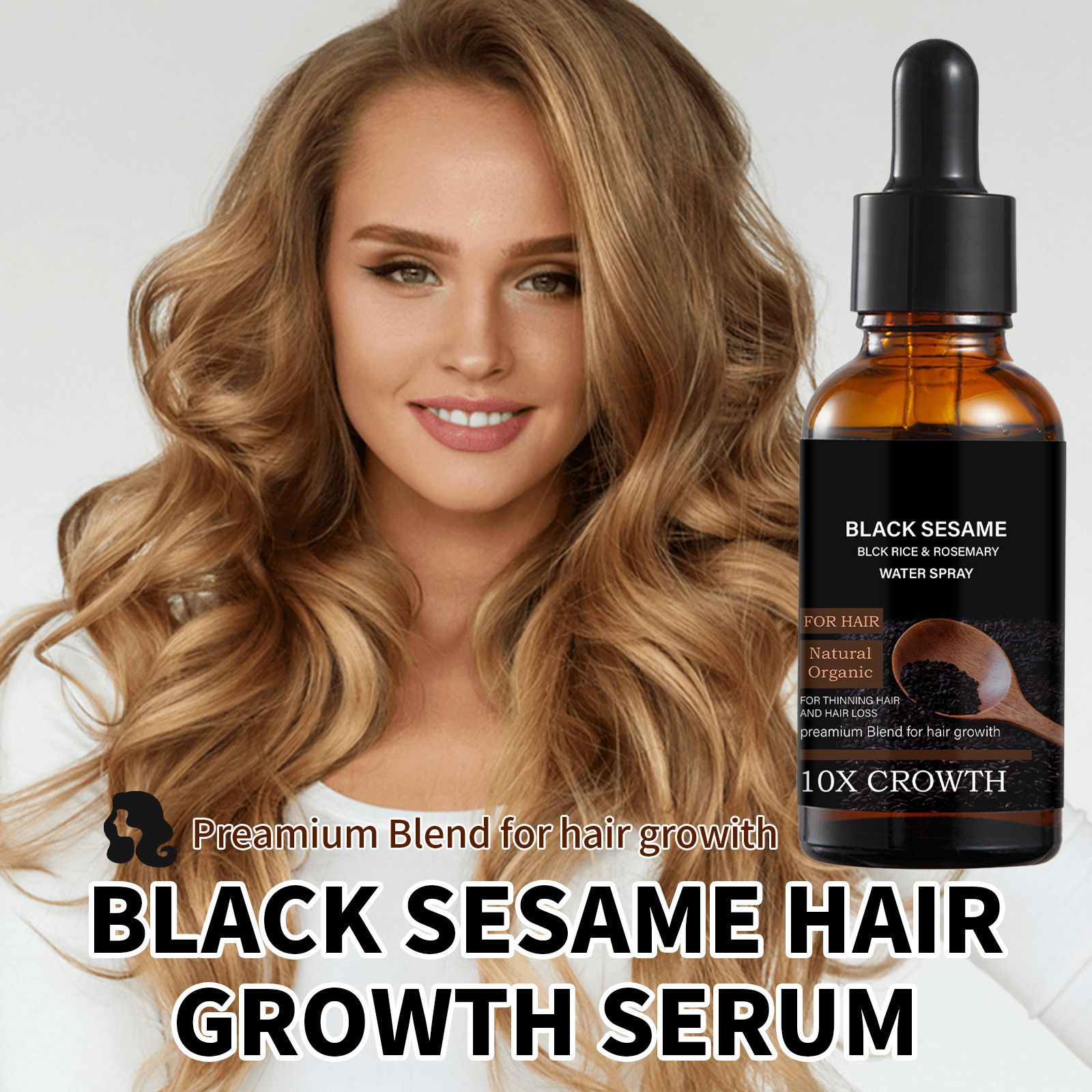 Hair Strengthening Serum Anti-Hair Loss Nourishes Roots Boosts Growth - Image 2