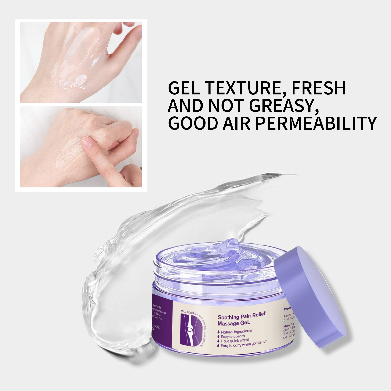 Soothing Gel: Hydrating Nourishing Dryness-Relieving Gentle Skin Care - Image 4