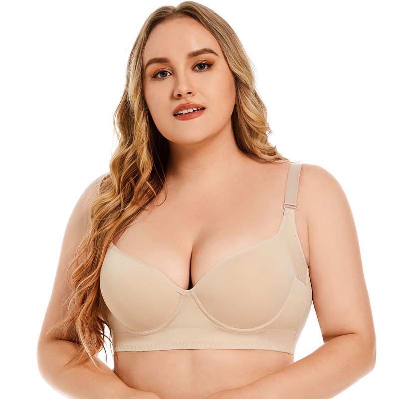 Plus-Size Smooth Seamless Lingerie Lifting Side-Smoothing Support