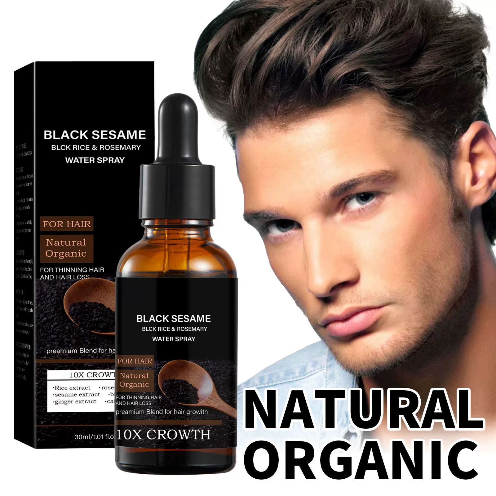 Hair Strengthening Serum Anti-Hair Loss Nourishes Roots Boosts Growth - Image 4